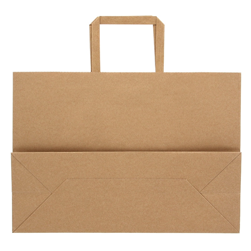 SWAN 紙袋 Nフラットチャームバッグ 340-1(平手) 未晒無地 50枚/袋