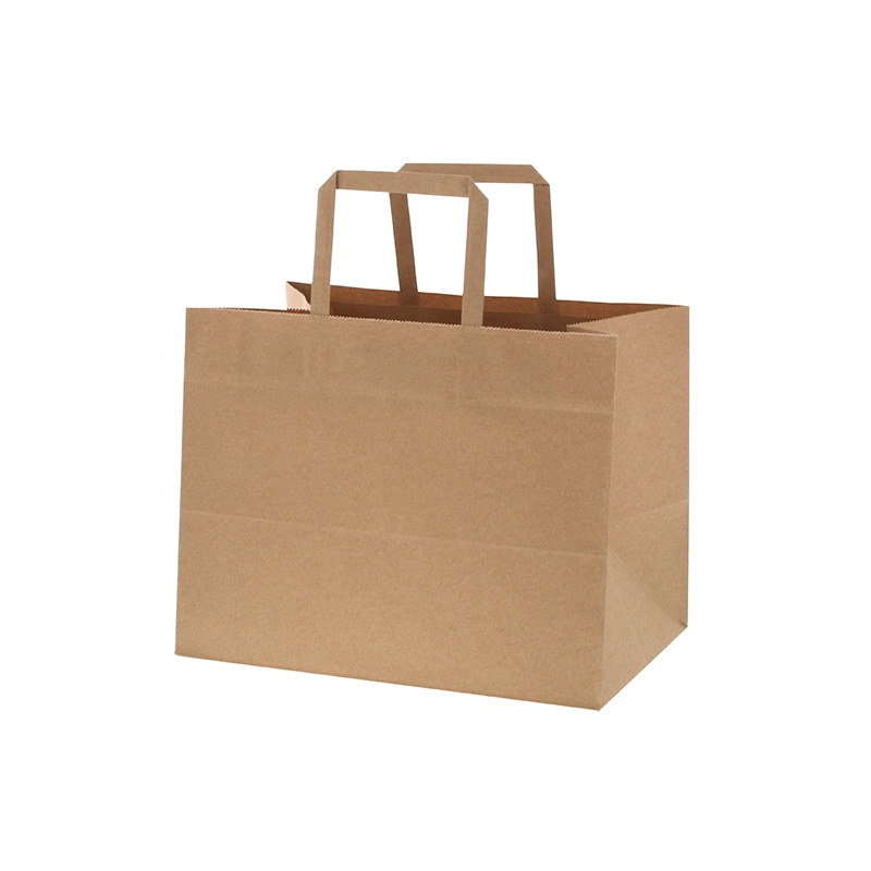 SWAN 紙袋 Nフラットチャームバッグ 280-1(平手) 未晒無地 50枚/袋