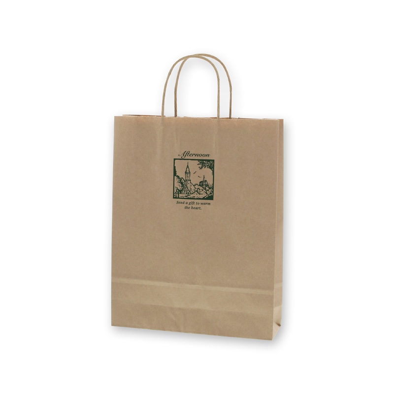 HEIKO 紙袋 25チャームバッグ 25CB MS1 アフタヌーン 50枚/袋