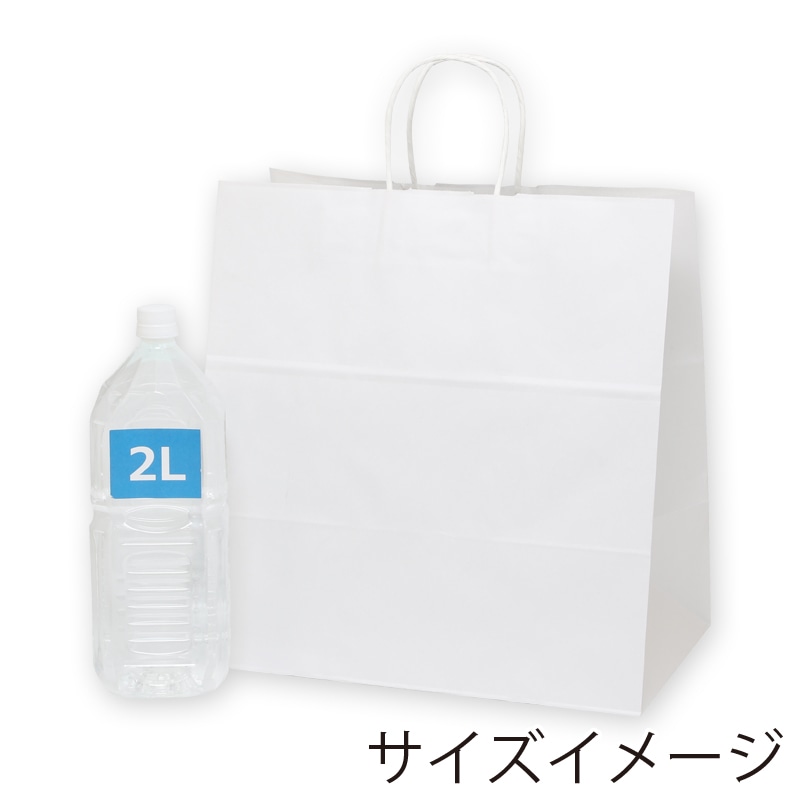 HEIKO 紙袋 25チャームバッグ 25CB 38-4 晒白無地 50枚/袋