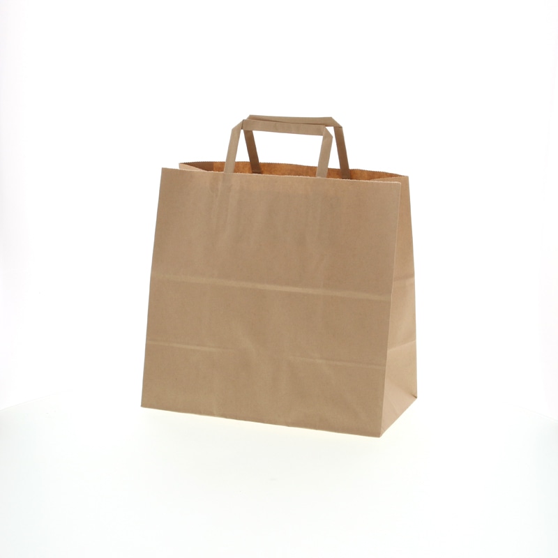 HEIKO 紙袋 H25チャームバッグ 26-5(平手) 未晒無地 50枚/袋