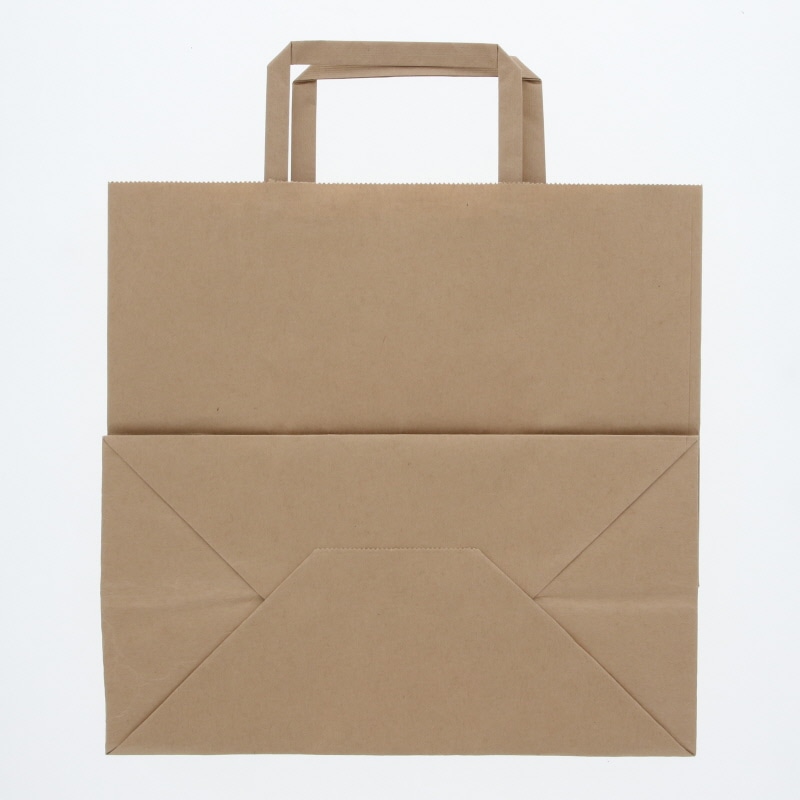 HEIKO 紙袋 H25チャームバッグ 26-5(平手) 未晒無地 50枚/袋