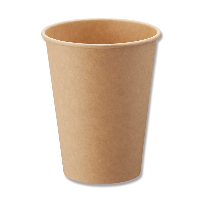 HEIKO 紙コップ(ペーパーカップ) アイス・ホット兼用 12オンス 口径90mm 未晒 50個/袋