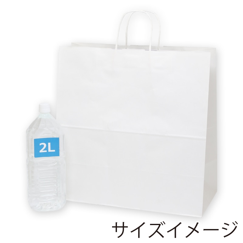 HEIKO 紙袋 25チャームバッグ 25CB 45-1 白無地 50枚/袋