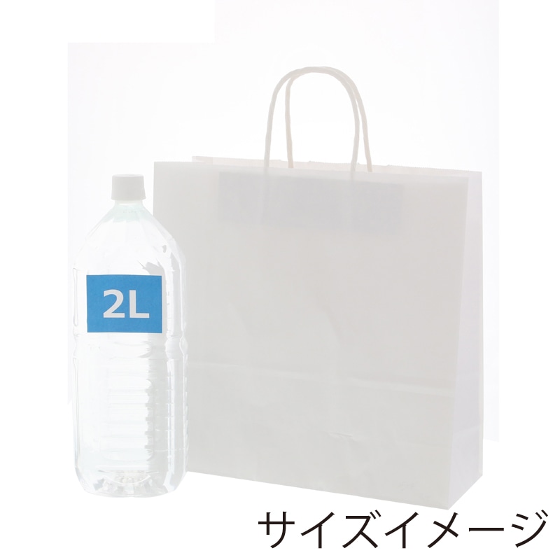 HEIKO 紙袋 25チャームバッグ 25CB 3才 E 晒白無地 50枚/袋