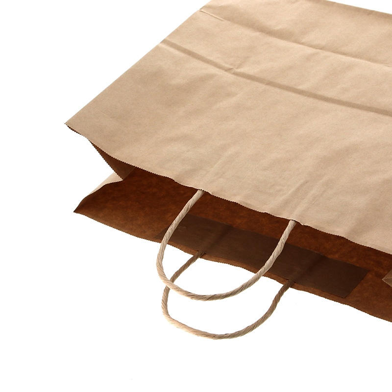 HEIKO 手提げ紙袋 25チャームバッグ 38-3 未晒無地 50枚/袋