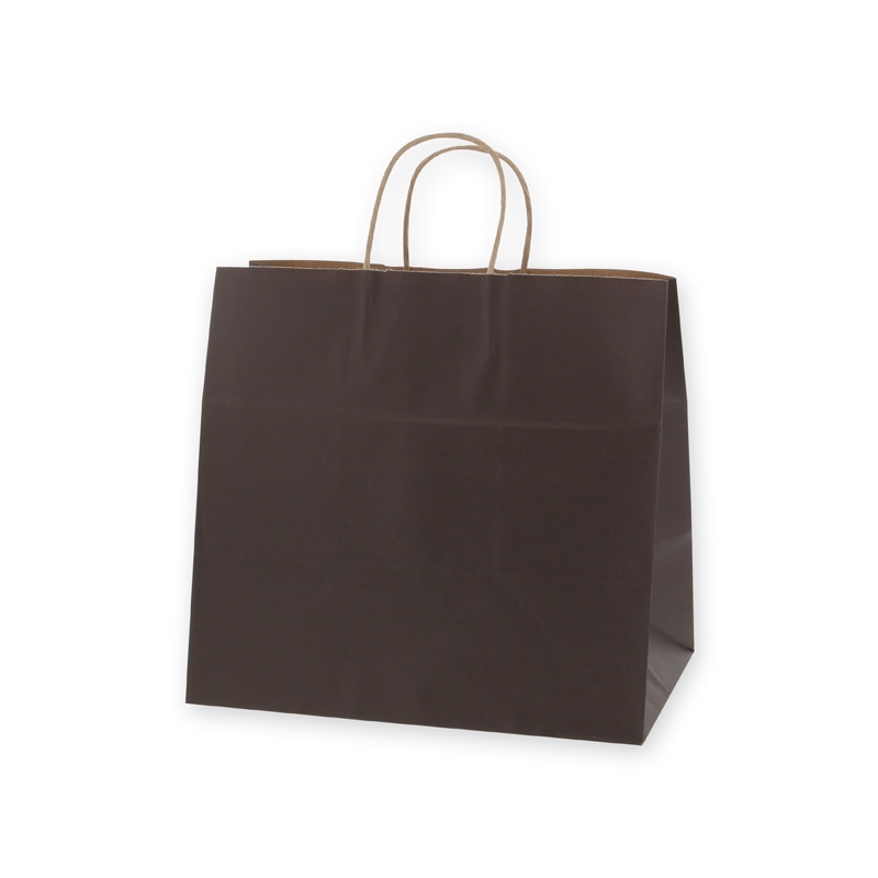 HEIKO 紙袋 25チャームバッグ 25CB 34-1 未晒 焦茶C 50枚/袋