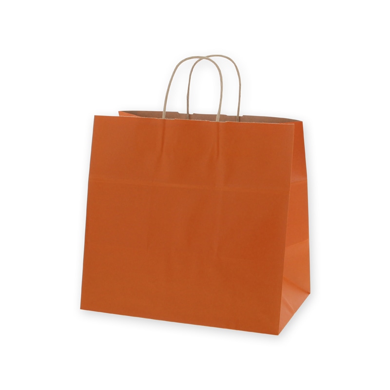 HEIKO 紙袋 25チャームバッグ 25CB 34-1 未晒 オレンジC 50枚/袋