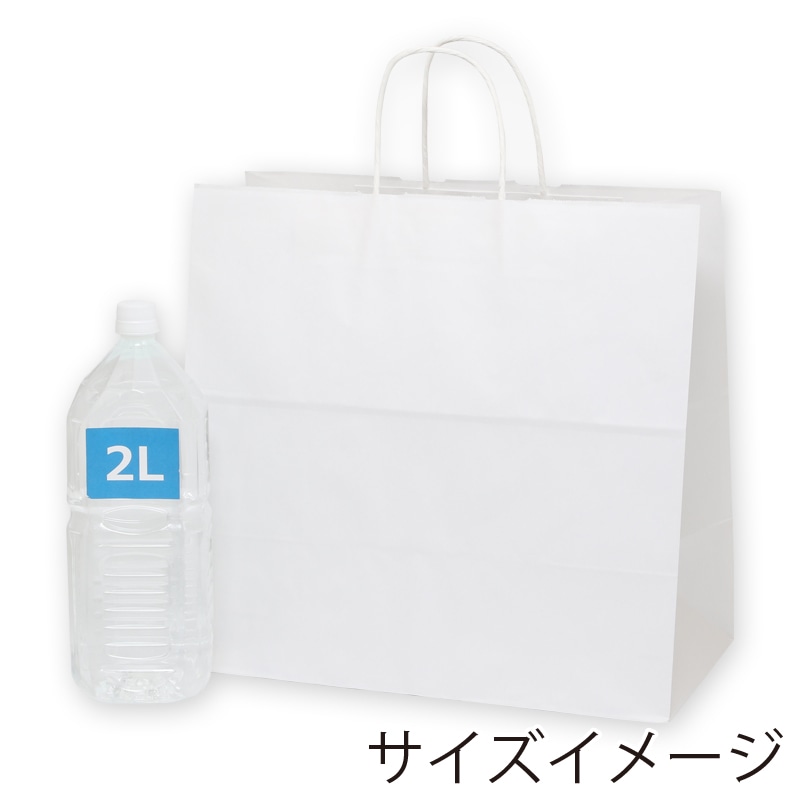 HEIKO 紙袋 25チャームバッグ 25CB 41-2 晒白無地 50枚/袋