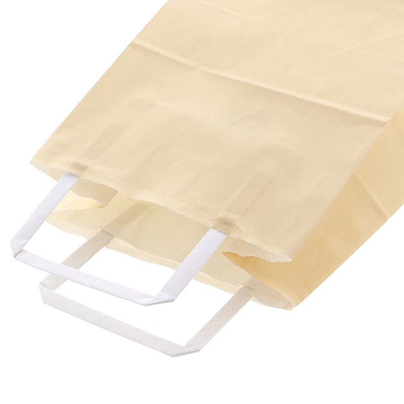 HEIKO 紙袋 H25チャームバッグ 18-1(平手) ニュアンスベージュ 50枚/袋