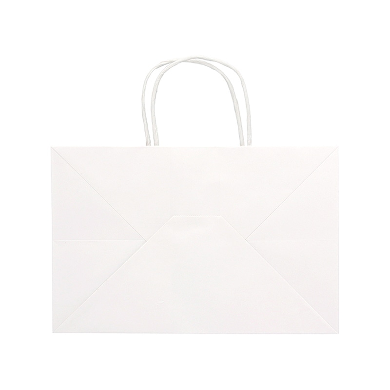 HEIKO 手提げ紙袋 オブロングバッグ 29-19 白無地 20枚/袋