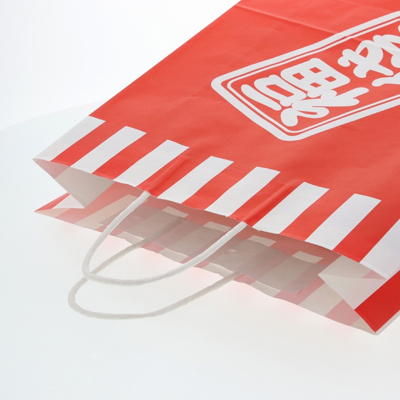 HEIKO 紙袋 福袋 25チャームバッグ 25CB 2才 紅白 50枚/袋