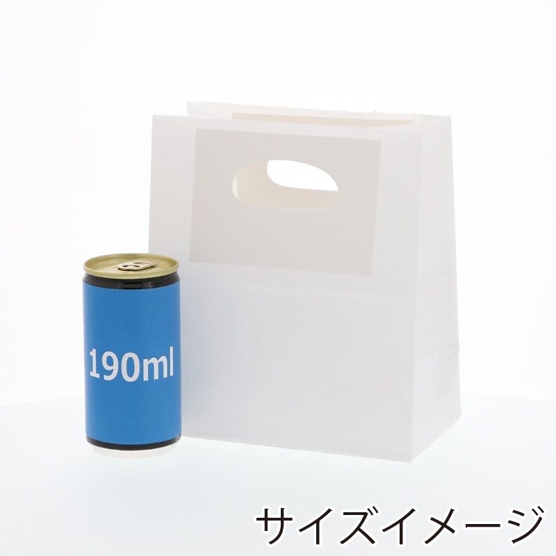 HEIKO 紙袋 トゥーゴーバッグ S 晒白無地 25枚/袋