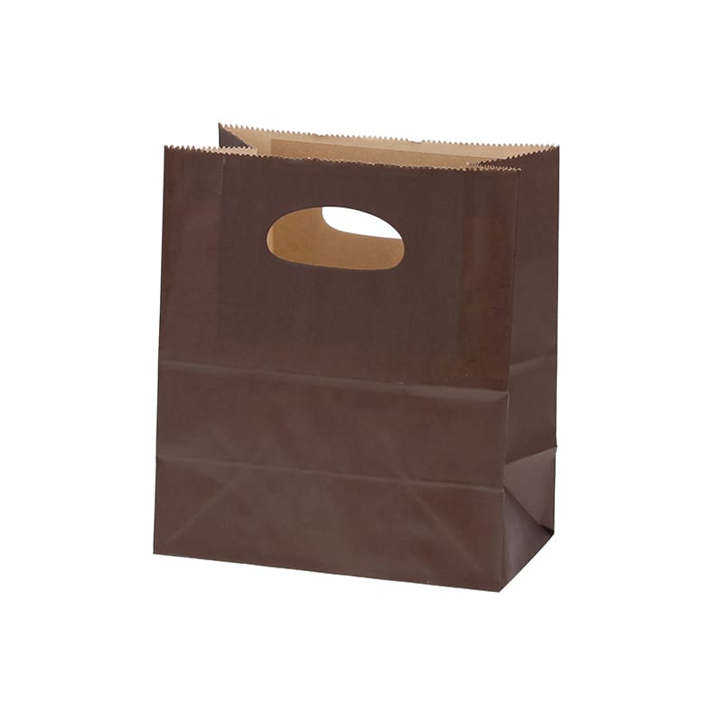 HEIKO トゥーゴーバッグ S 焦茶 25枚/袋