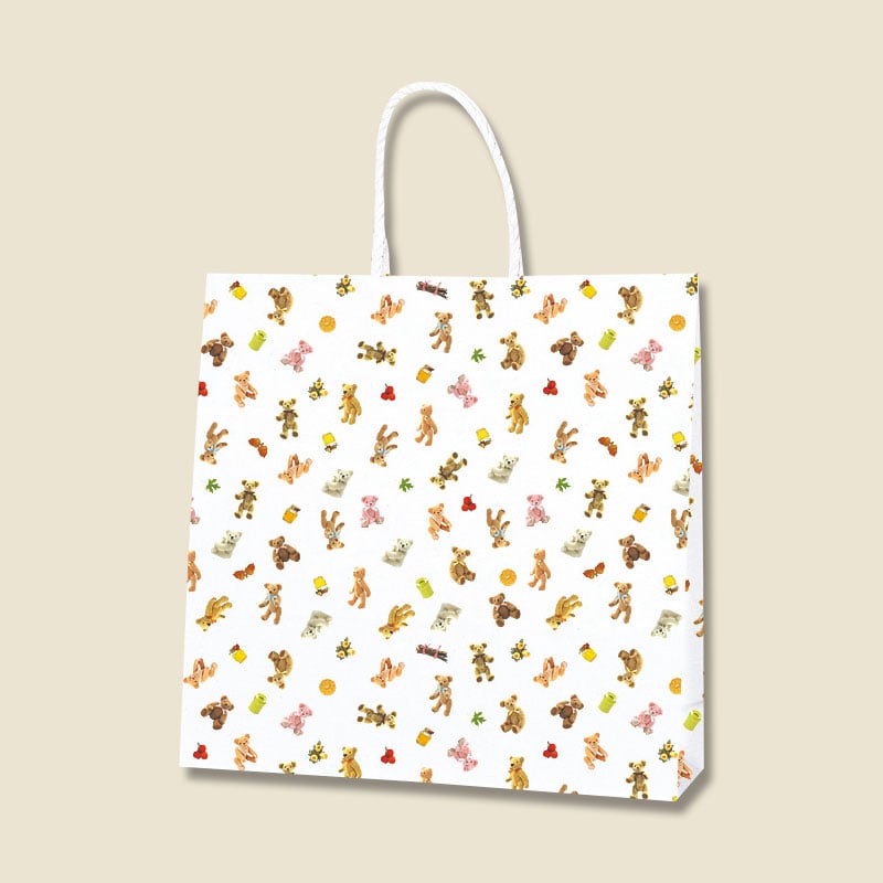 HEIKO 紙袋 Pスムースバッグ 3才 プチベア 25枚/袋