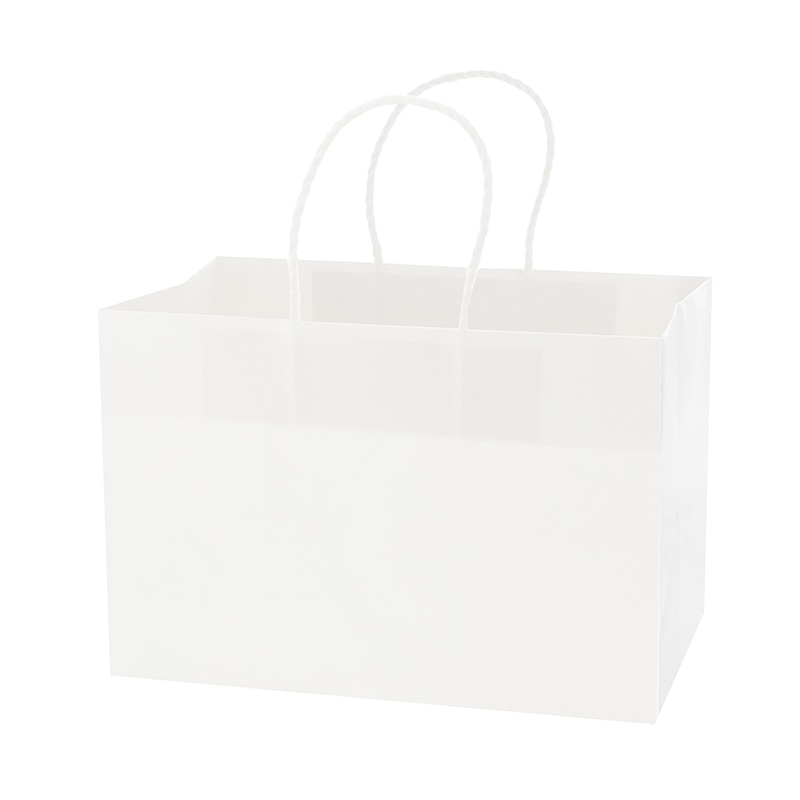 HEIKO 紙袋 Pスムースバッグ 31-19 白無地 25枚/袋