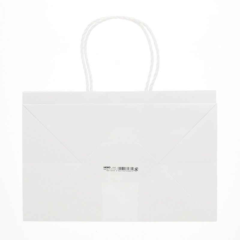 HEIKO 紙袋 Pスムースバッグ 31-19 白無地 25枚/袋
