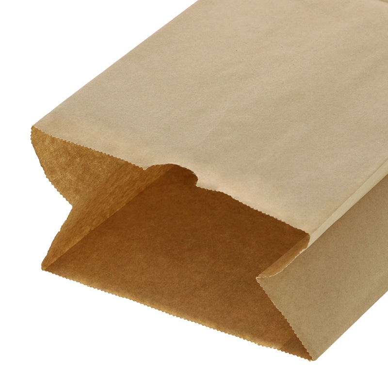 HEIKO 紙袋 角底袋 No.6 未晒無地 100枚/袋 004010600 包装用品・店舗