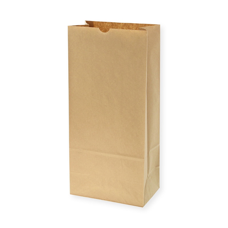 HEIKO 紙袋 角底袋 No.25 未晒無地 100枚/袋