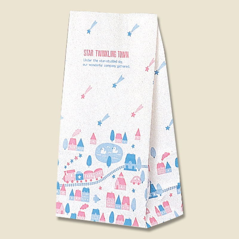 HEIKO 紙袋 角底袋 No.6 ポッポ 100枚/袋