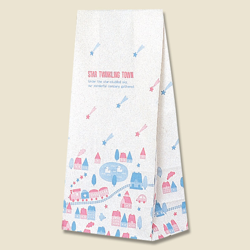 HEIKO 紙袋 角底袋 No.8 ポッポ 100枚/袋