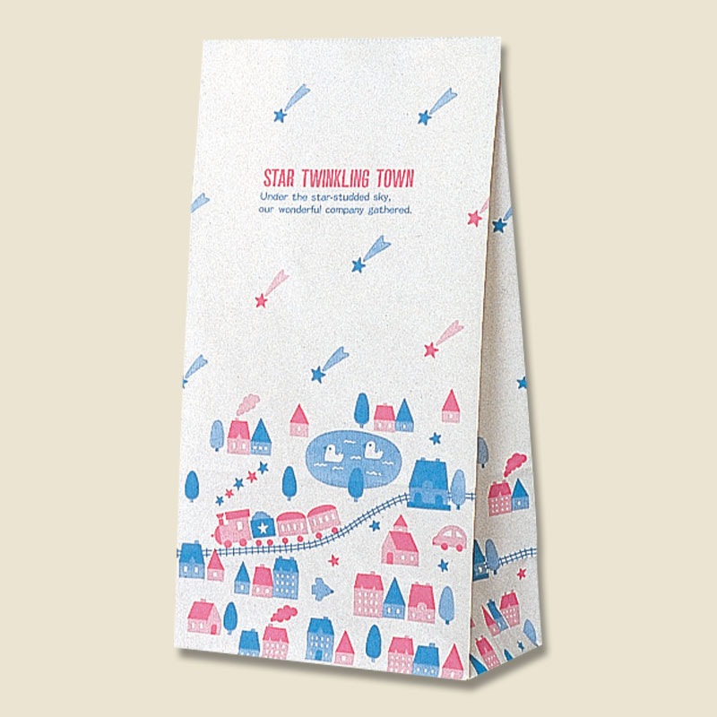 HEIKO 紙袋 角底袋 No.12 ポッポ 100枚/袋