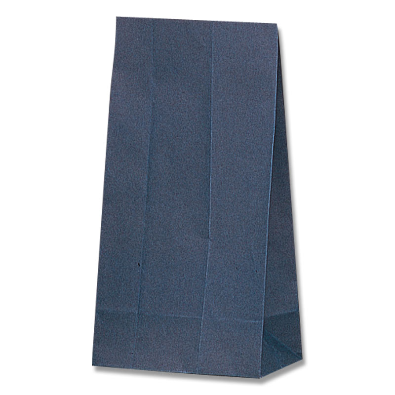 HEIKO 紙袋 角底袋 No.6 未晒無地紺 100枚/袋