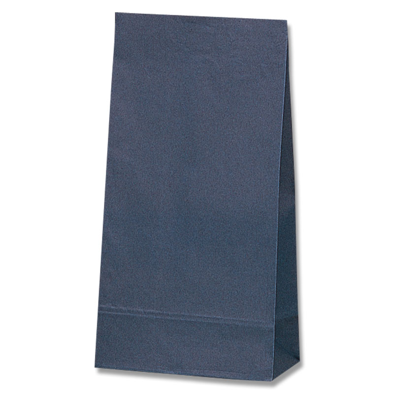 HEIKO 紙袋 角底袋 No.12 未晒無地紺 100枚/袋