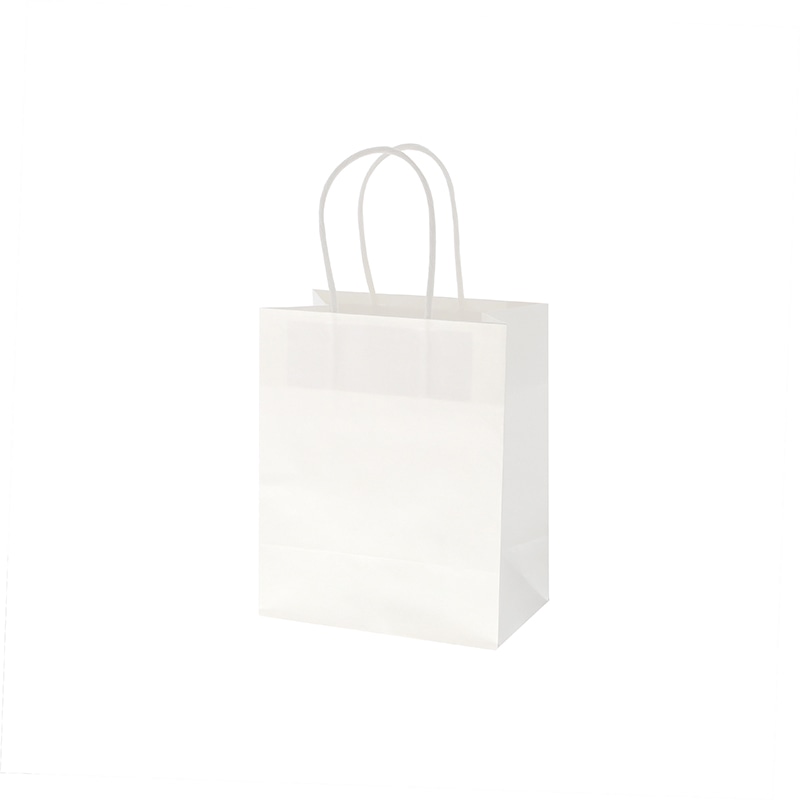 HEIKO 紙袋 スムースバッグ 18-01 白無地 25枚/袋