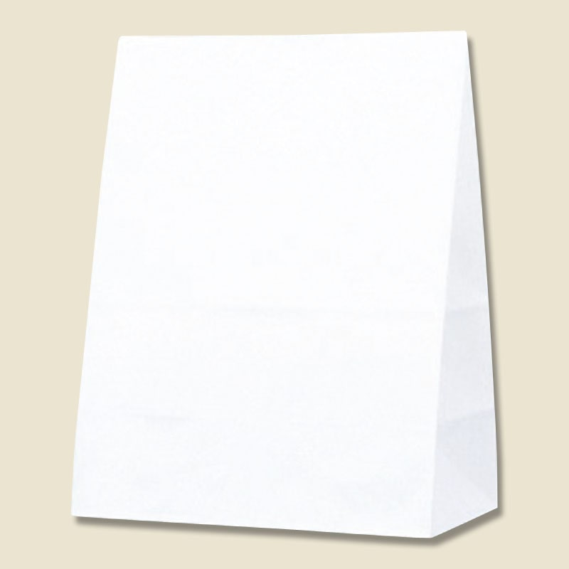 HEIKO 紙袋 角底袋 ケーキバッグ 小 白無地 100枚/袋