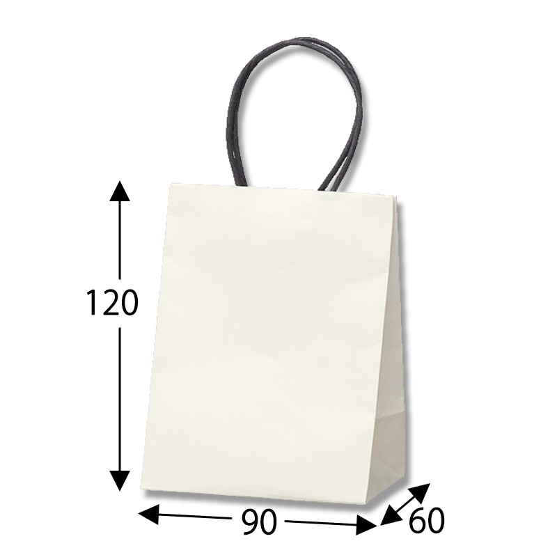 HEIKO 紙袋 プチバッグ 9-6 白無地 10枚/袋