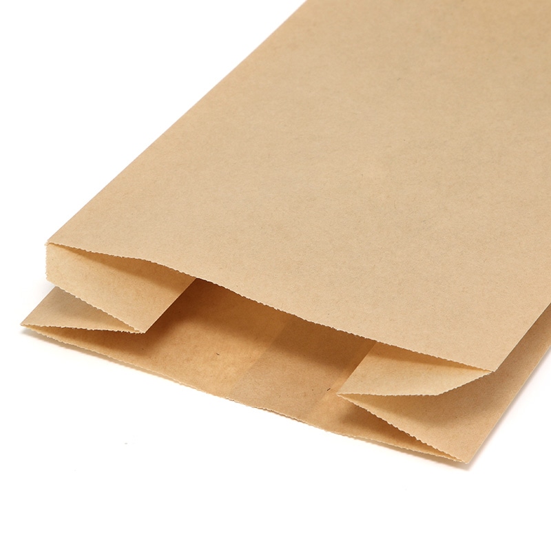 HEIKO 耐油ガゼットパック 中 未晒無地 100枚/袋