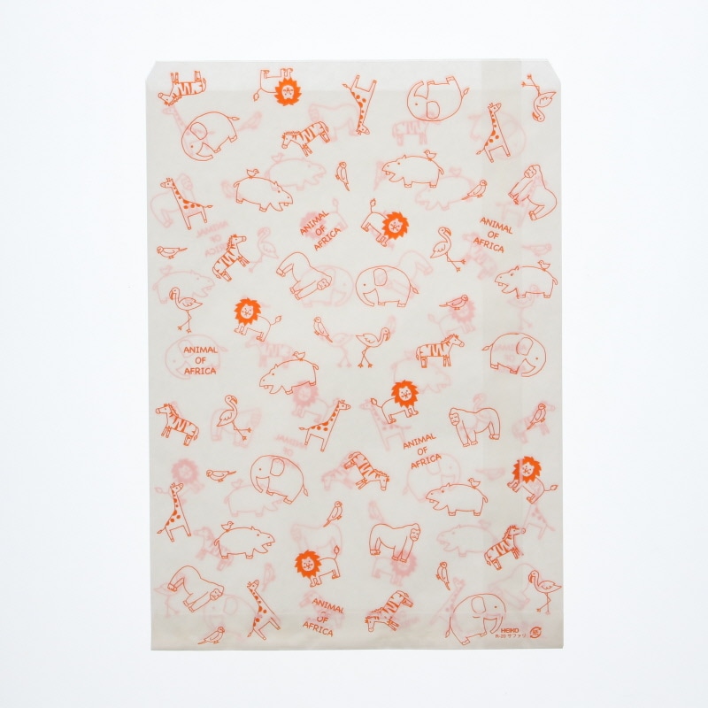 HEIKO 紙袋 柄小袋 Rタイプ R-20 サファリ 200枚/袋