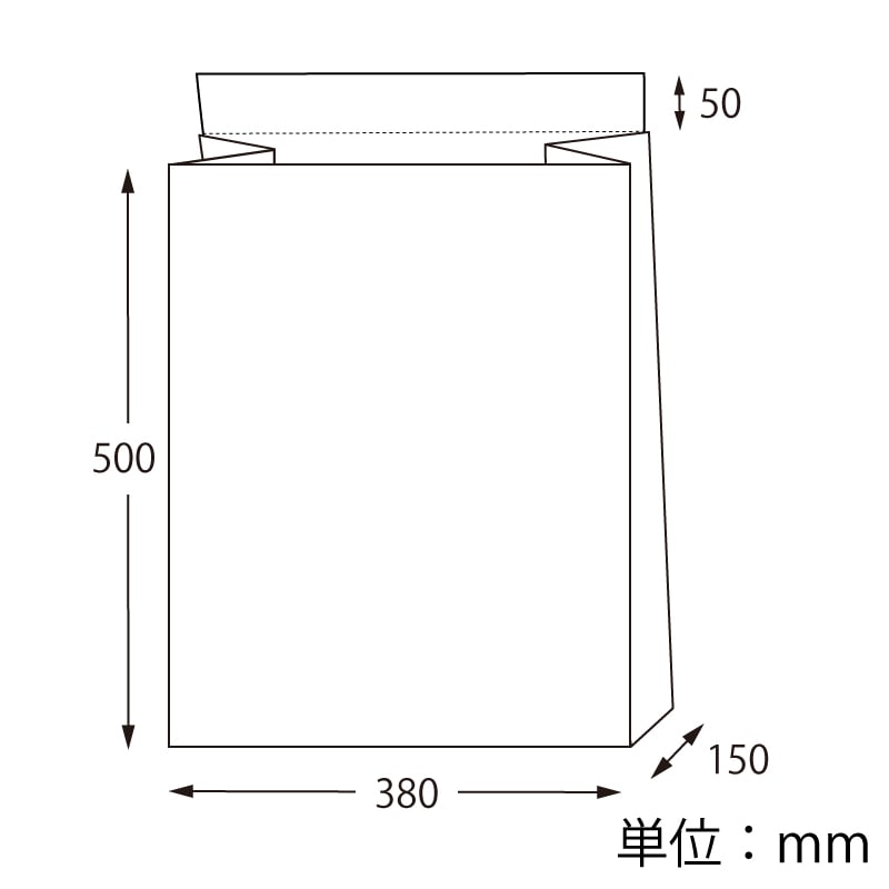 HEIKO 宅配袋 3L 白無地 25枚/袋