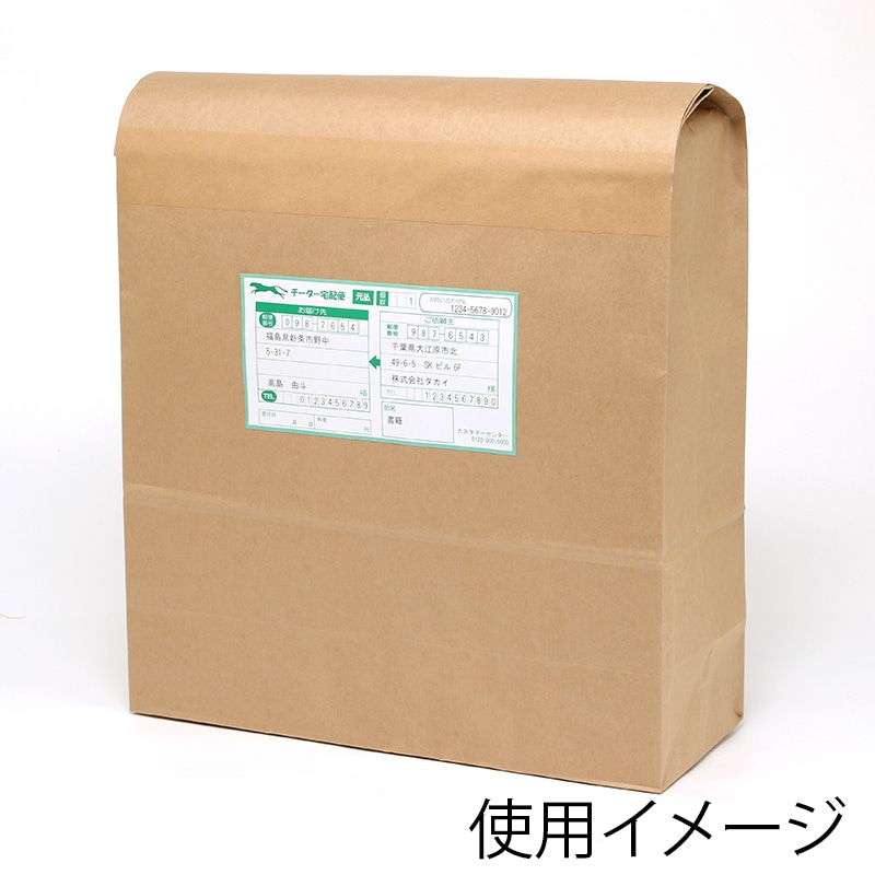 HEIKO 宅配袋 3L 未晒無地 ベロ無し 25枚/袋