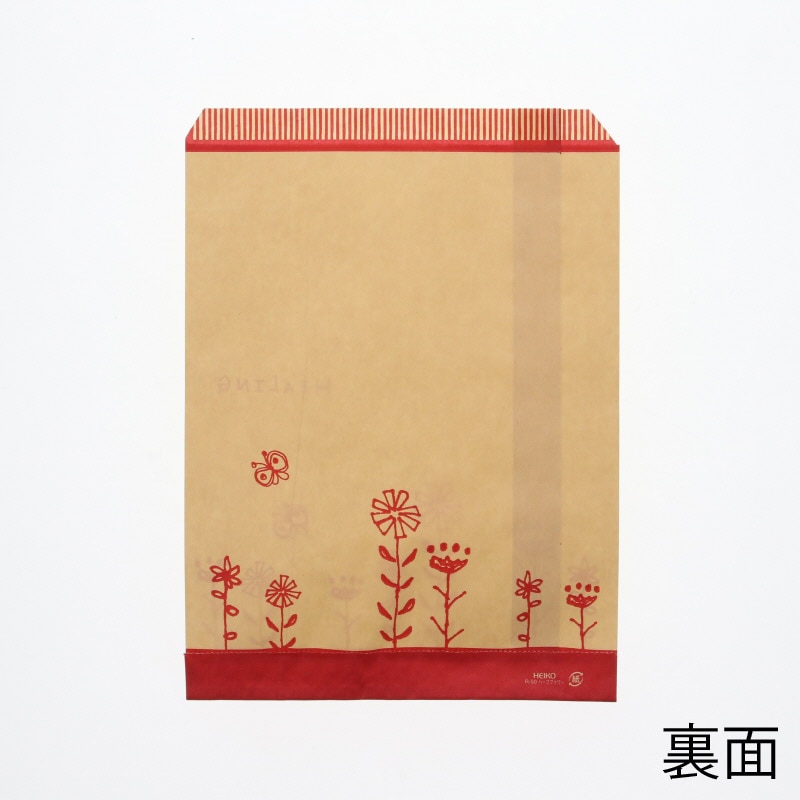 HEIKO 紙袋 柄小袋 Rタイプ R-50 ハーブフラワーR 200枚/袋