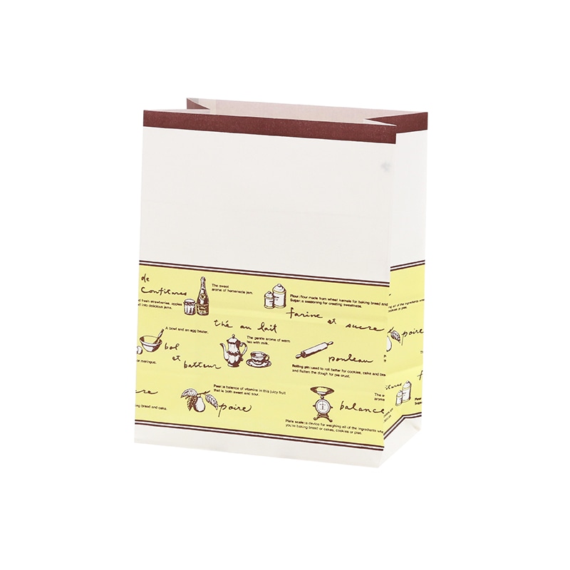 HEIKO 紙袋 角底袋 16-1 ティータイム 100枚/袋