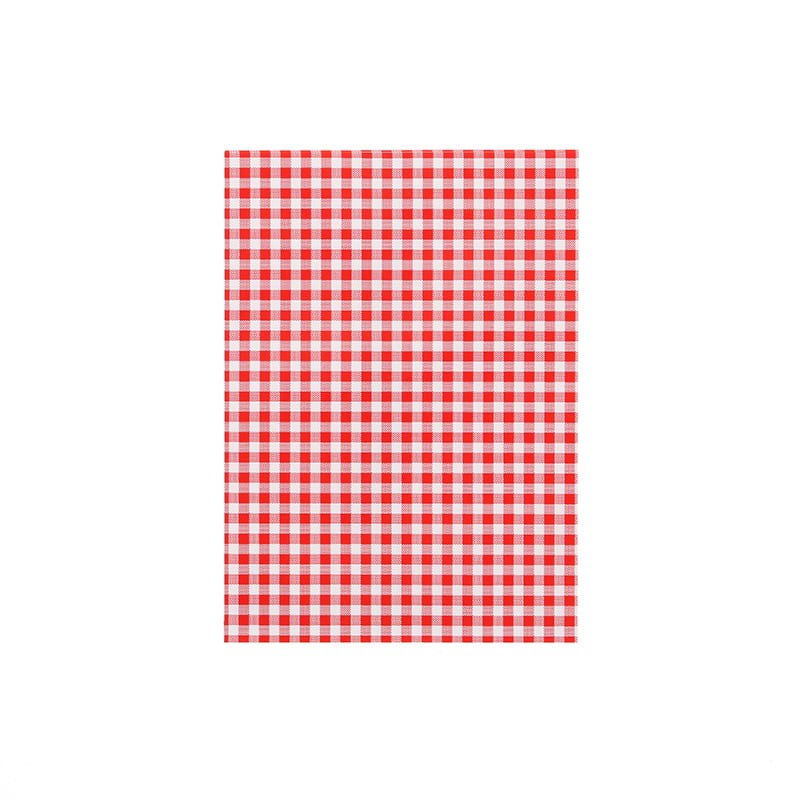 HEIKO 紙袋 柄小袋 ストレートタイプ 18才 ギンガムミニ 赤 200枚/袋