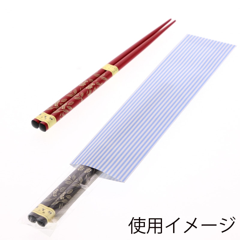 HEIKO 紙袋 柄小袋 ストレートタイプ L-24 モノストライプSB 300枚/袋