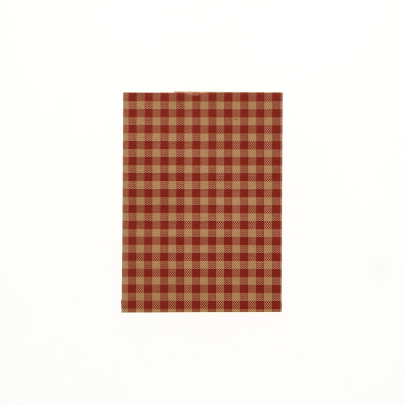 HEIKO 紙袋 柄小袋 ストレートタイプ 36才 ギンガム2R 400枚/袋