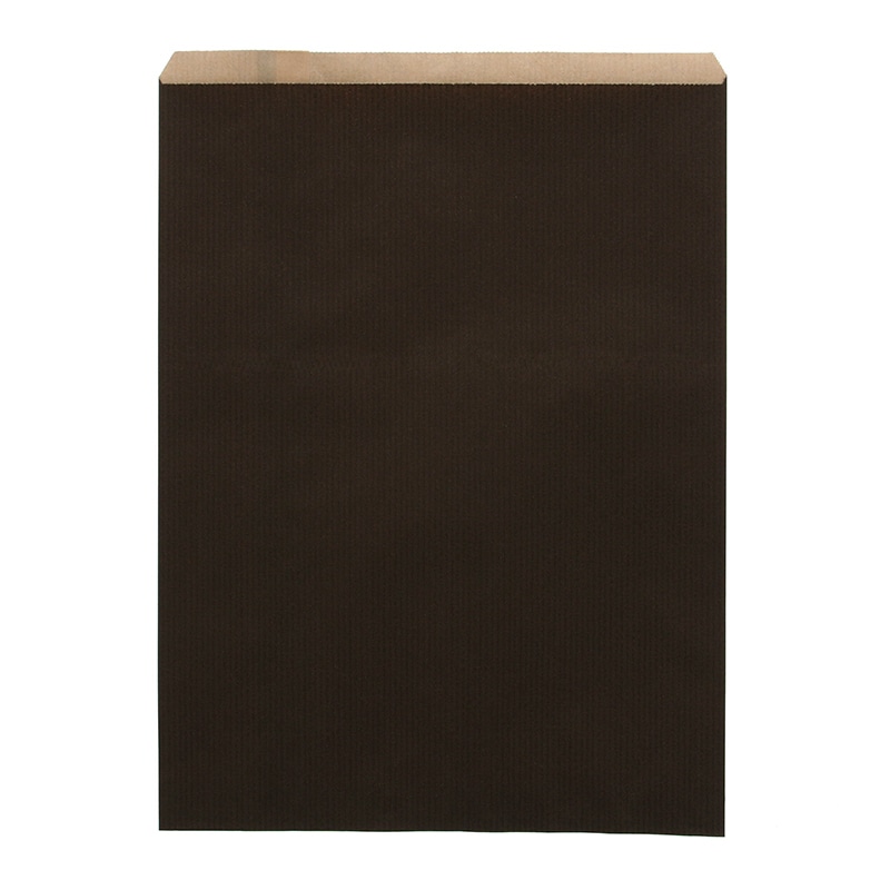 HEIKO 紙袋 柄小袋 Rタイプ R-10 筋入無地 焦茶 200枚/袋