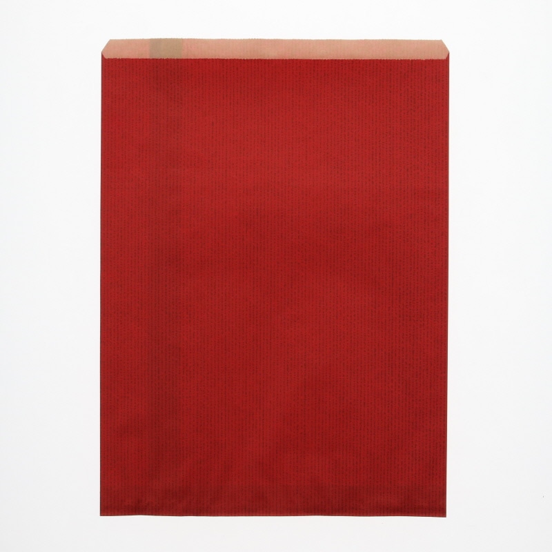 HEIKO 紙袋 柄小袋 Rタイプ R-10 筋入無地赤 200枚/袋