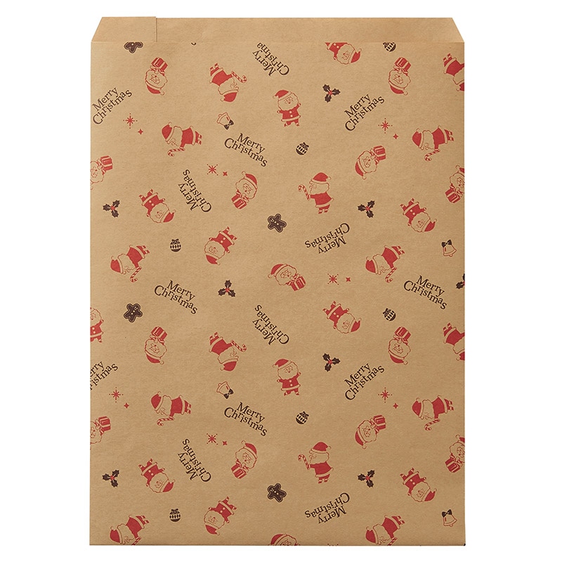 HEIKO クリスマス平袋 柄小袋 Rタイプ R-20 まめまめサンタ 200枚/袋