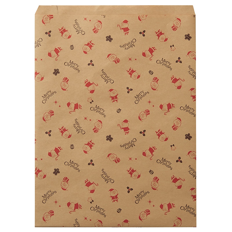 HEIKO クリスマス平袋 柄小袋 Rタイプ R-10 まめまめサンタ 200枚/袋