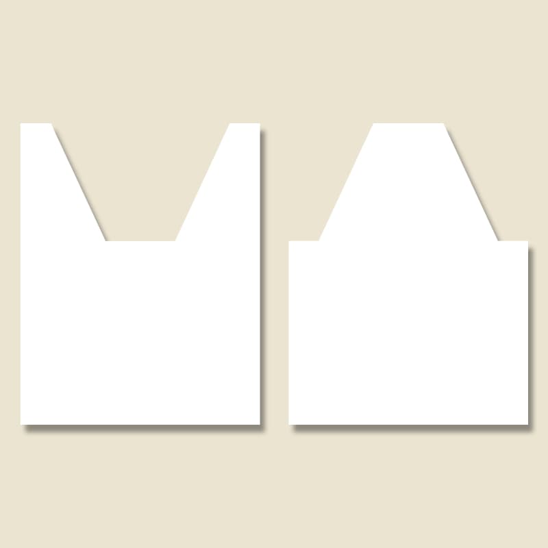 HEIKO ポリ袋 Vパック 4Kオスメス1.3サイド 200枚/袋