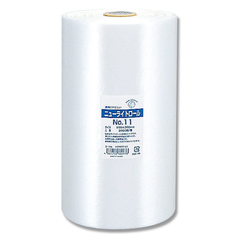 HEIKO ポリ袋 ニューライトロール 0.008mm厚 No.11(11号) 1巻(2400枚)