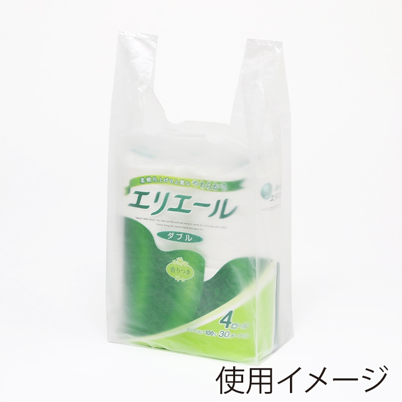 HEIKO レジ袋 ニューハンド ナチュラル(半透明) ハンガータイプ No.20(20号) 100枚/袋
