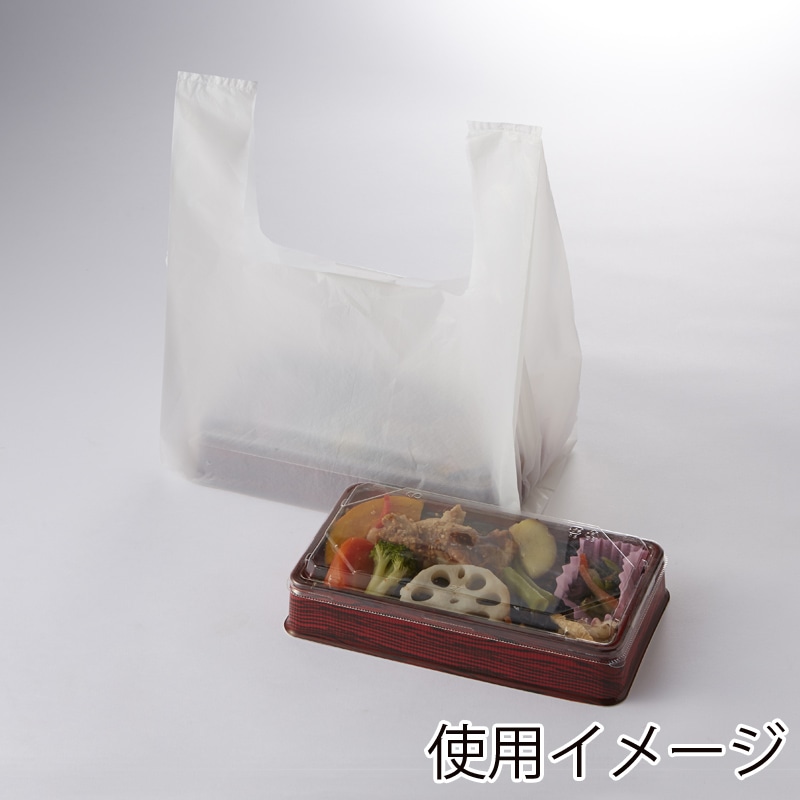 HEIKO レジ袋 EFハンド ハンガータイプ 弁当用 中 100枚/袋