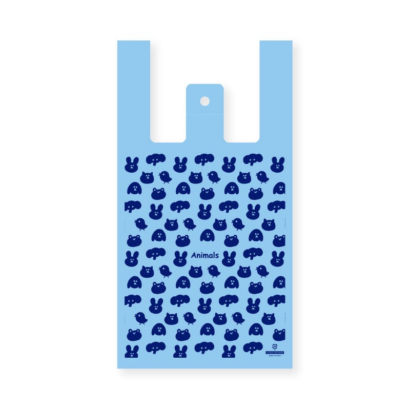 HEIKO レジ袋 ハンドハイパー M アニマルズ B 100枚/袋