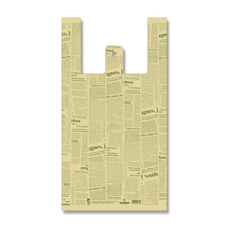 HEIKO レジ袋 バイオハンドハイパー L ニュースレター 100枚/袋